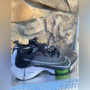 Nike Air Zoom Tempo Next% FK Flyknit Black White Volt Green CI9923-001 Men's10.5